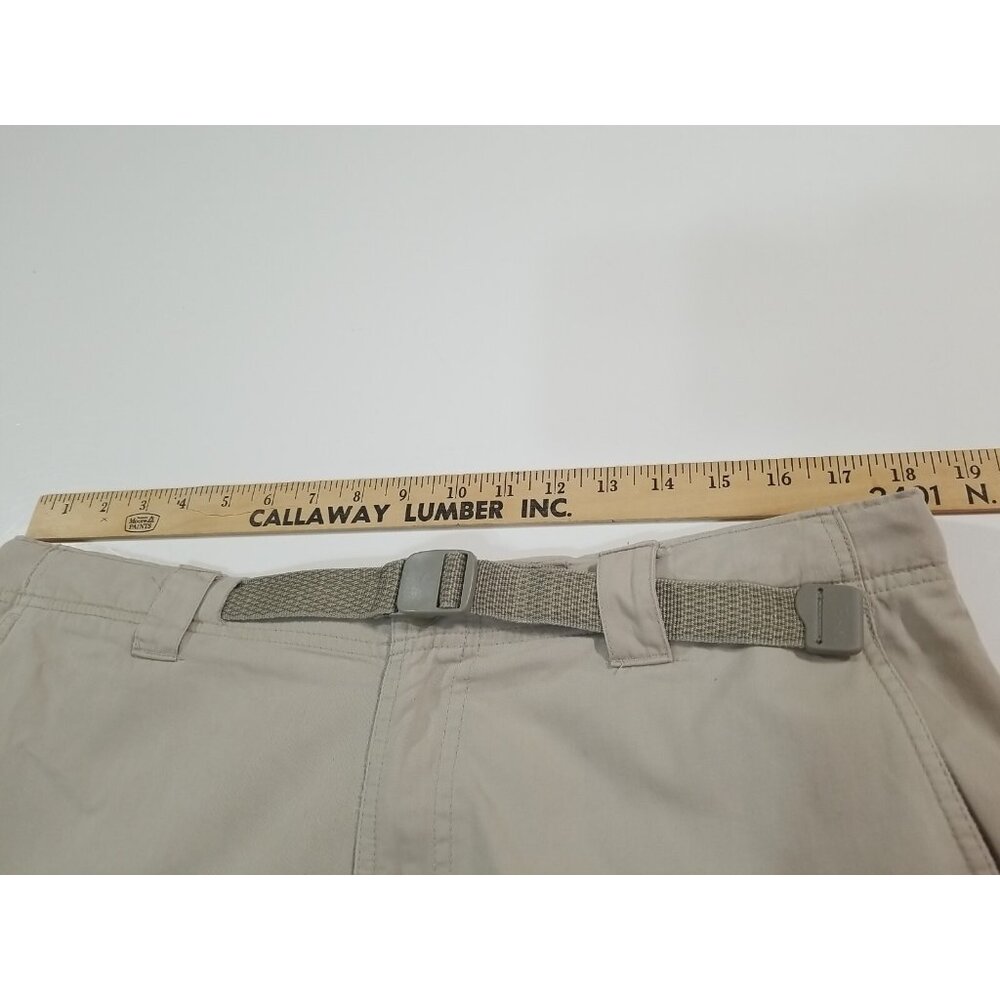 Columbia GRT Cargo Shorts Mens  Large Khaki Pockets Outdoors Hiking Fishing - Picture 9 of 11